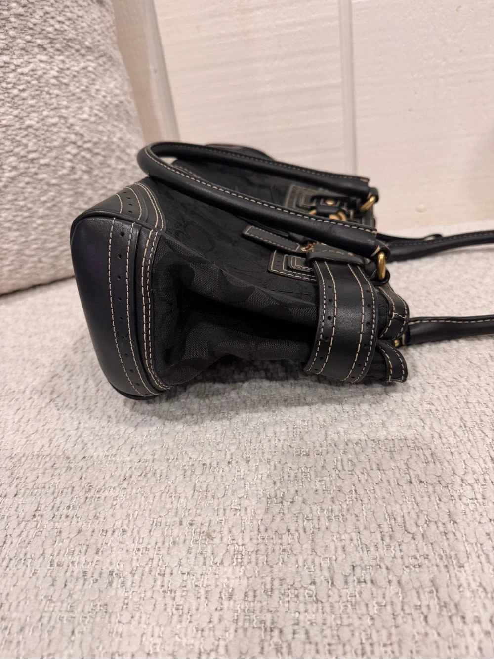Vintage Coach Hampton Signature C Satchel